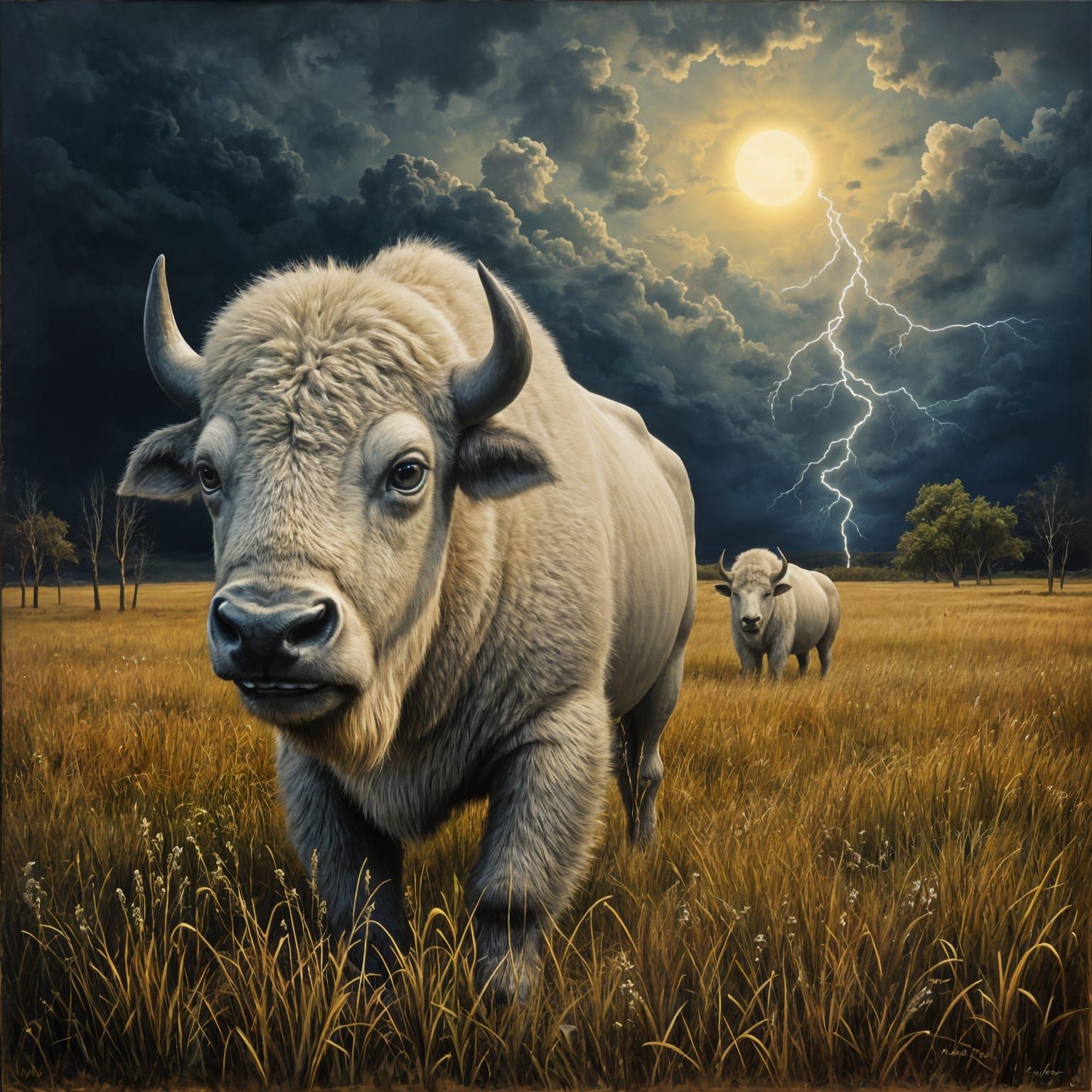 The great white bison...