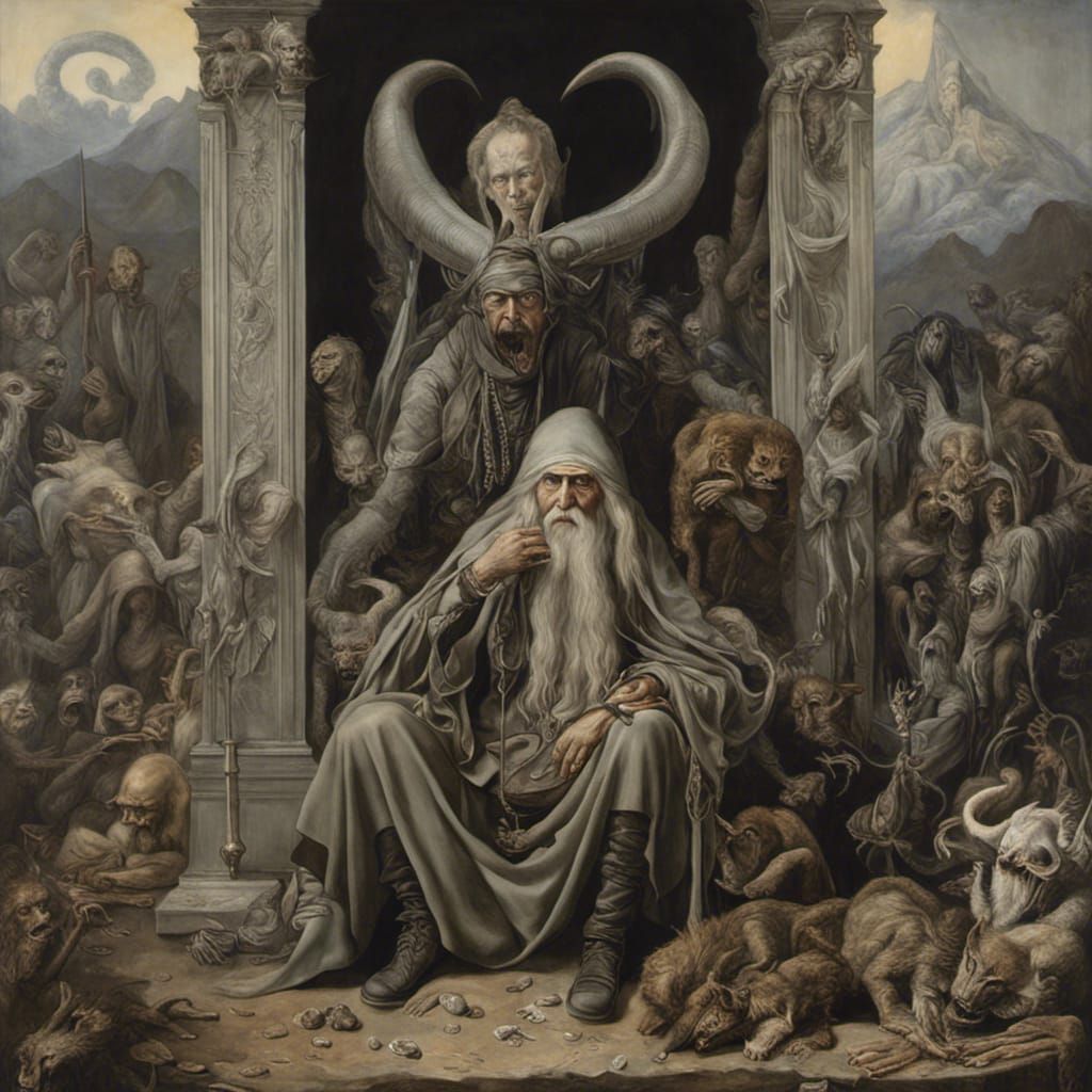 Biblical Landscape: Despair in Surrealist Style