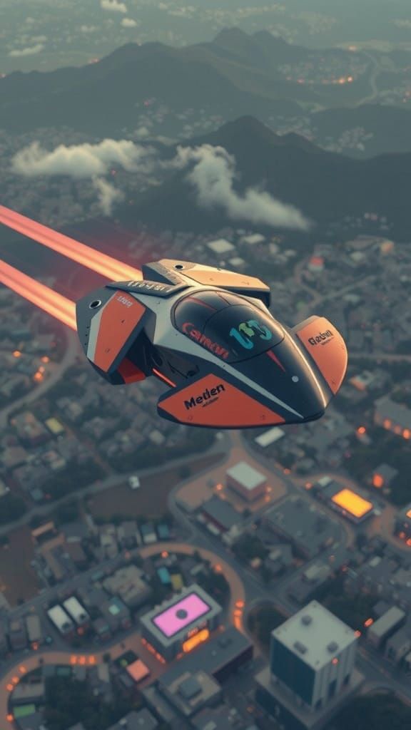 cyber tech sport hover-speeder