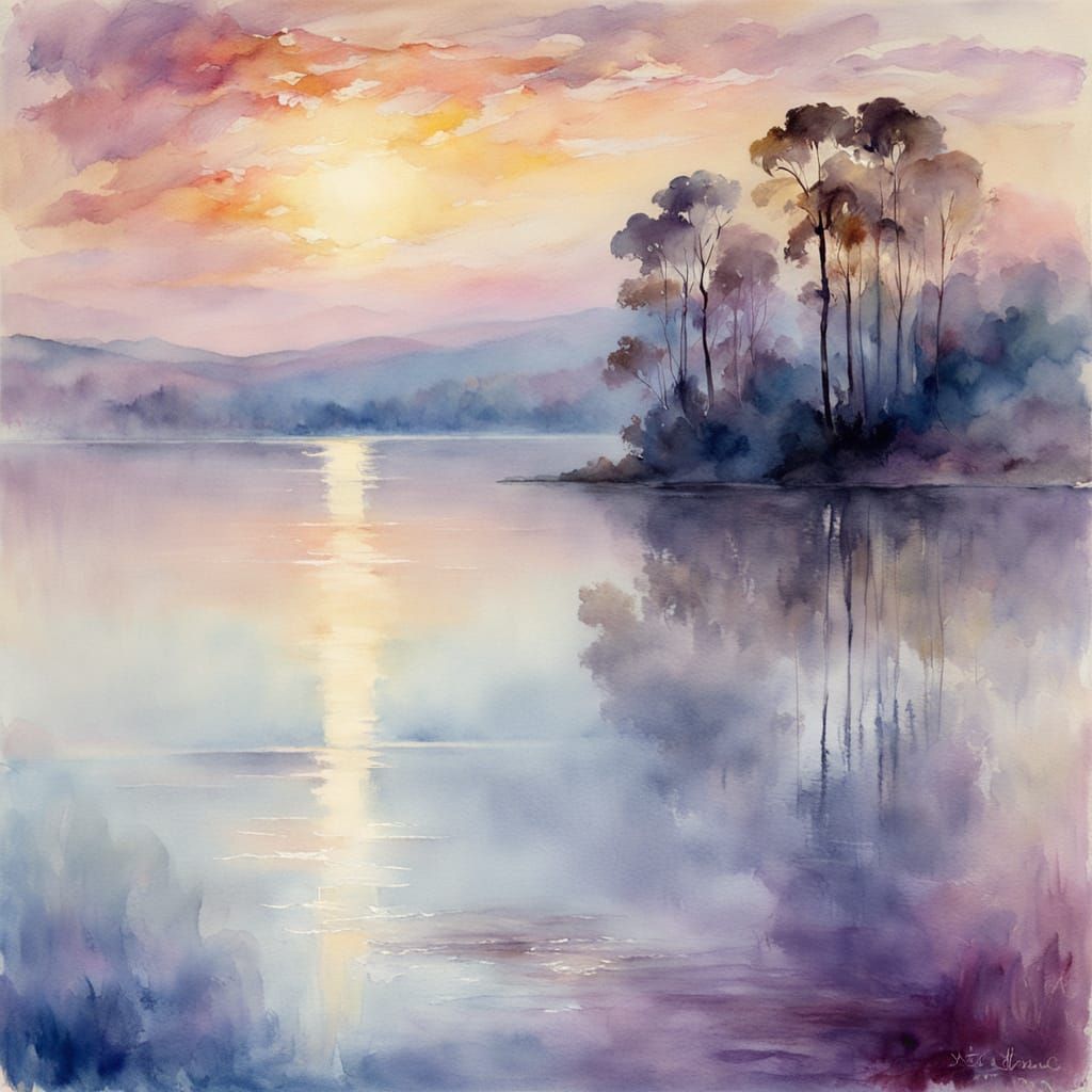 Golden Serenity at Sunset