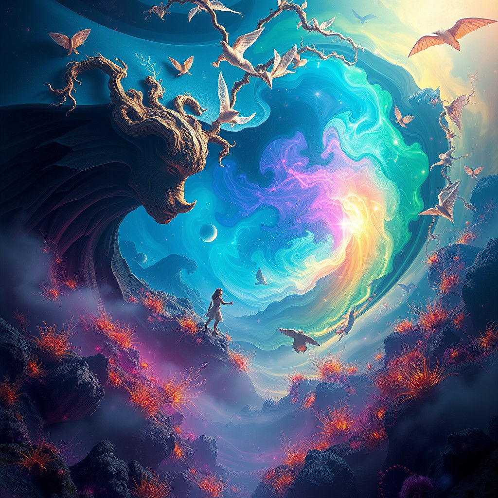 Mystical Fantasy Realm Emerges in 8K Resolution