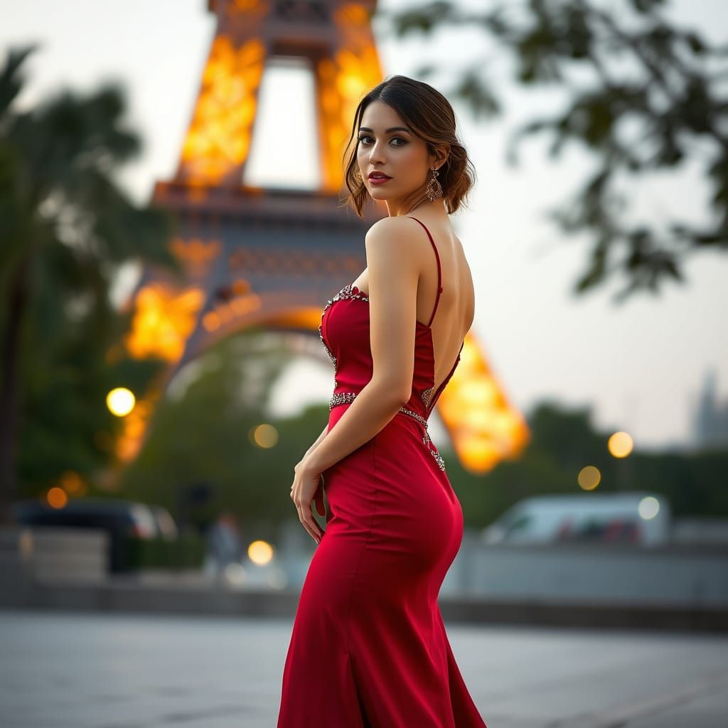 Parisian Elegance Under Starry Skies