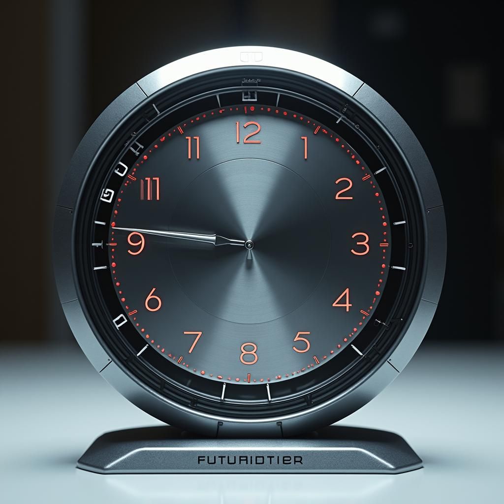 Futuristic Circular Calendar with Function Definitions