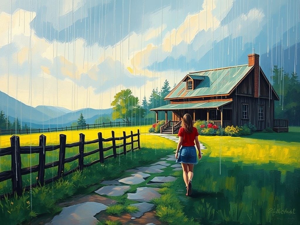 Woman's Journey to a Rural Oasis