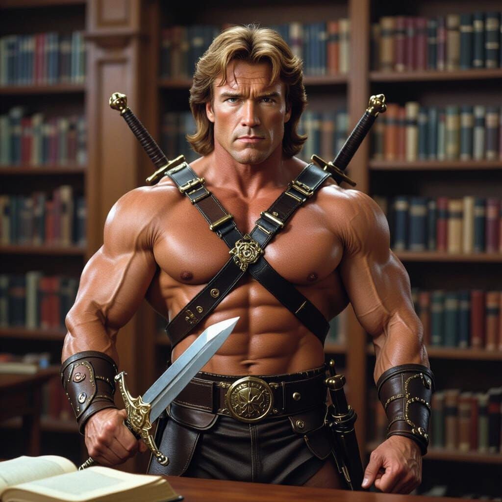 Conan the Librarian: A Barbarian in a Library