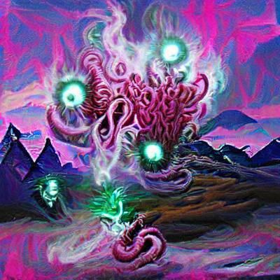 Eldritch Scene Generated by AI