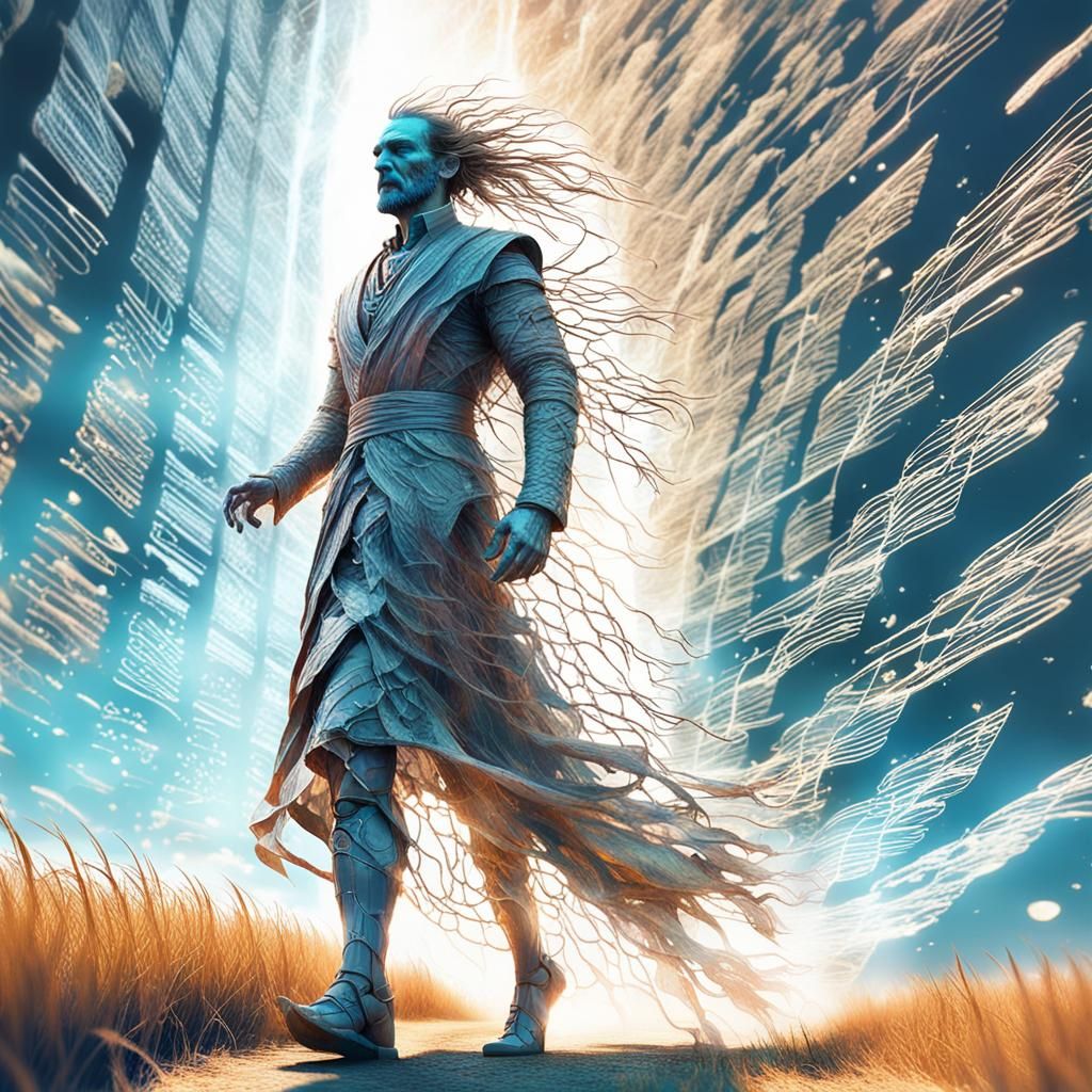 Magical Double Exposure Transformation: Digital Road