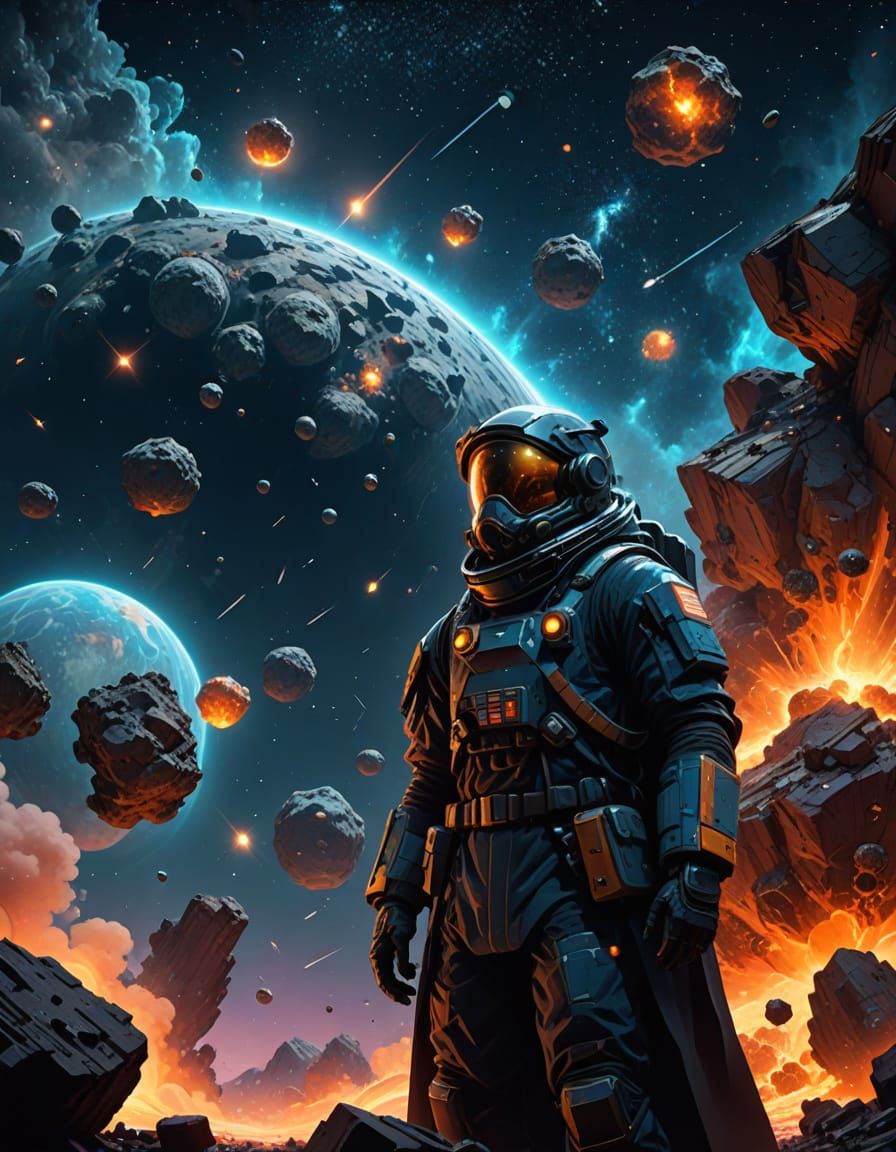 Celestial Sculptor Shapes Constellations in Nebula