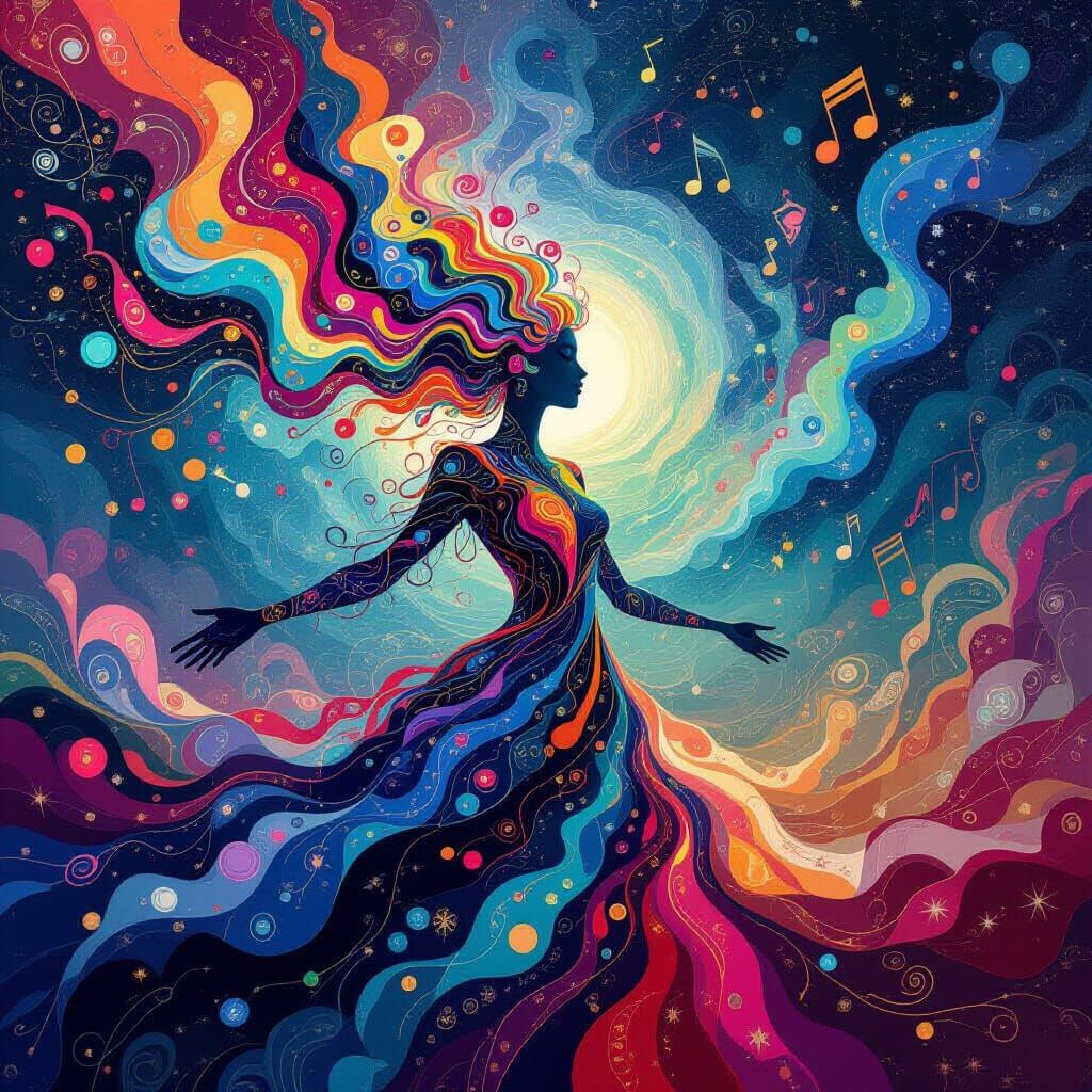 Musical Creature in Dreamy Ethereal Style