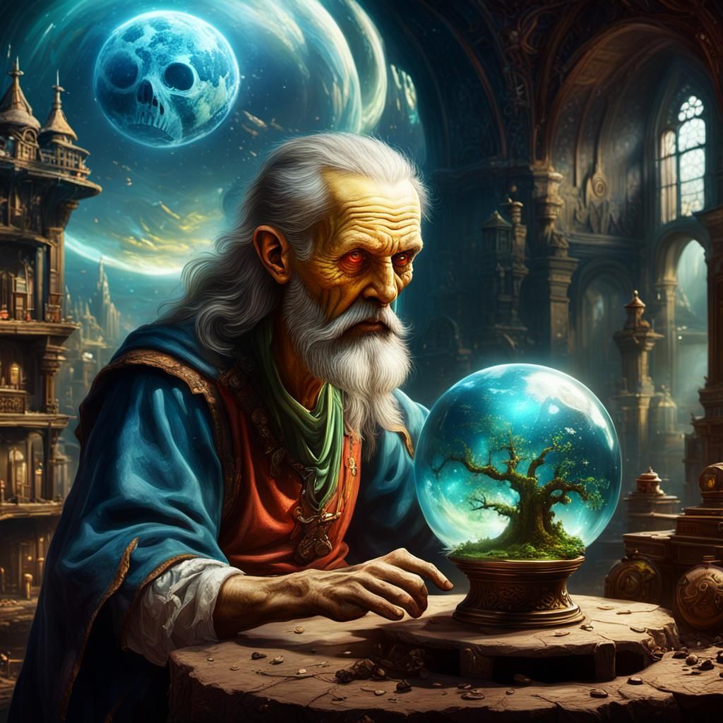 Child in Toxic Radiation: Detailed Matte Painting