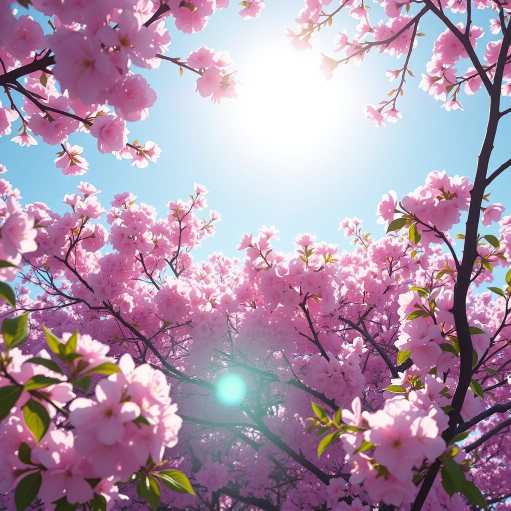 Cherry Blossom Morning in 8K Resolution
