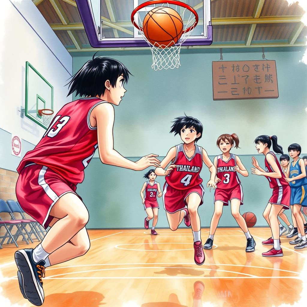 Josei Basketball Sports Manga