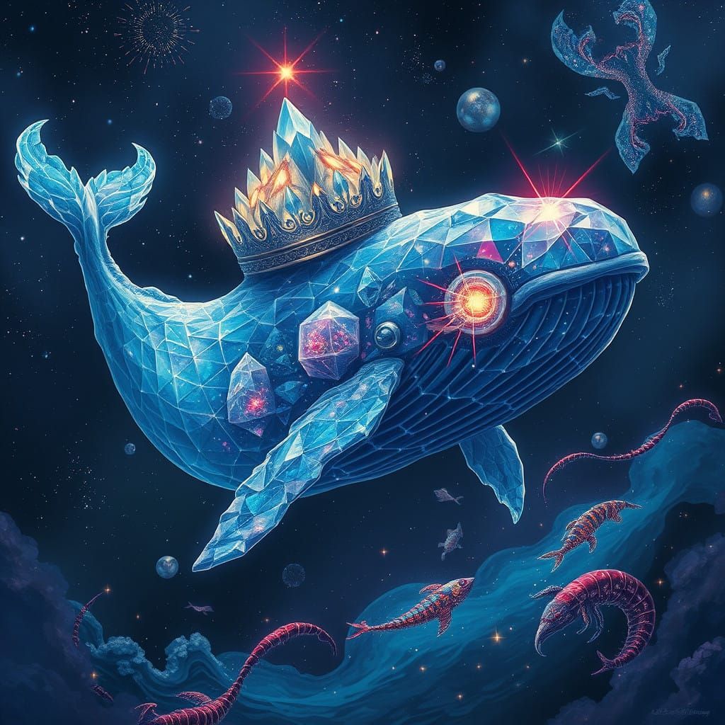 Cosmic Whale Reigns Supreme in Celestial Realm