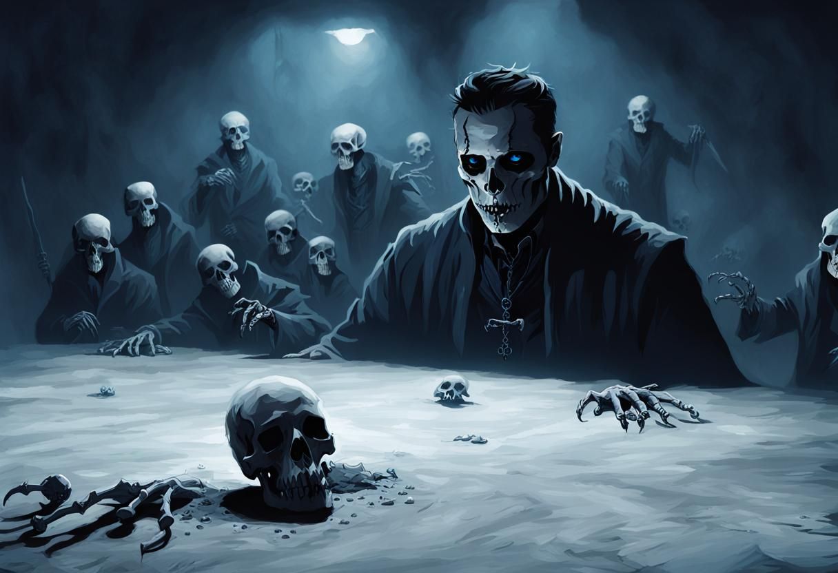 Dark Fantasy Portrait: The Shadow Broker of Necromancy