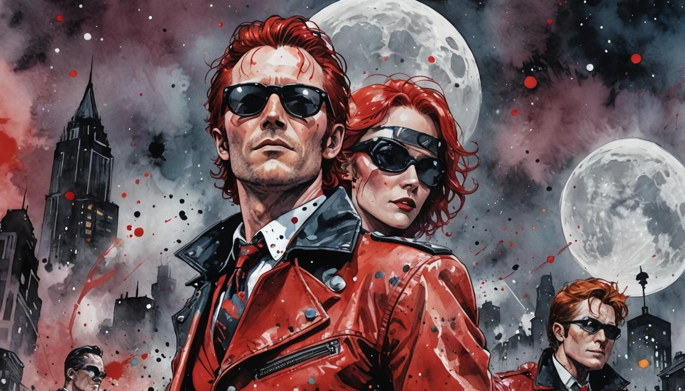 Gotham Rockstar: DC Comic Book Art in Watercolor