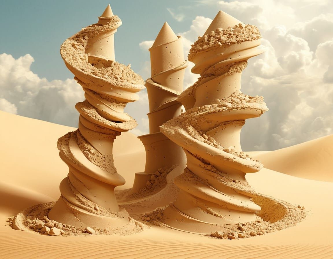I Think I Thought a Sandscape Brandscape Background Spills F...