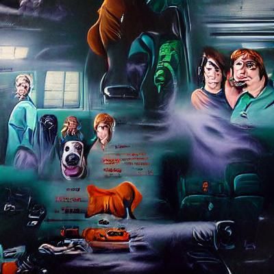 Scooby-Doo Horror Movie Poster Art