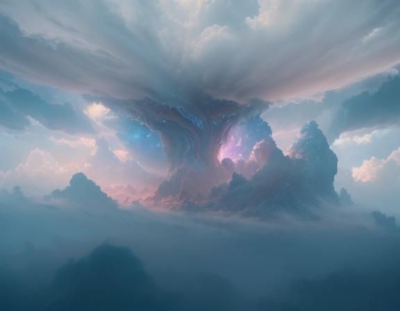 Cyclone in the sky