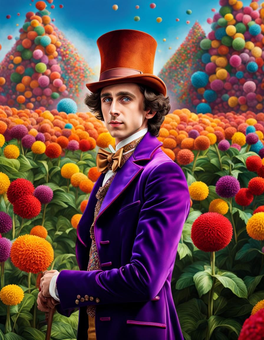 Timothée Chalamet as Willy Wonka II