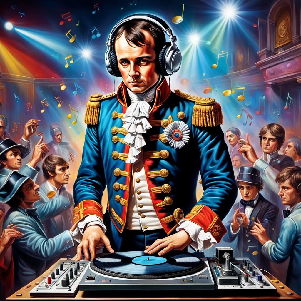 Napoleon Bonaparte as a disc jockey,