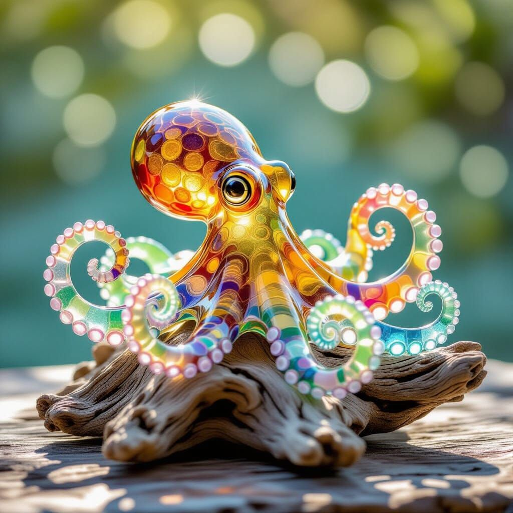 Sea Glass Octopus