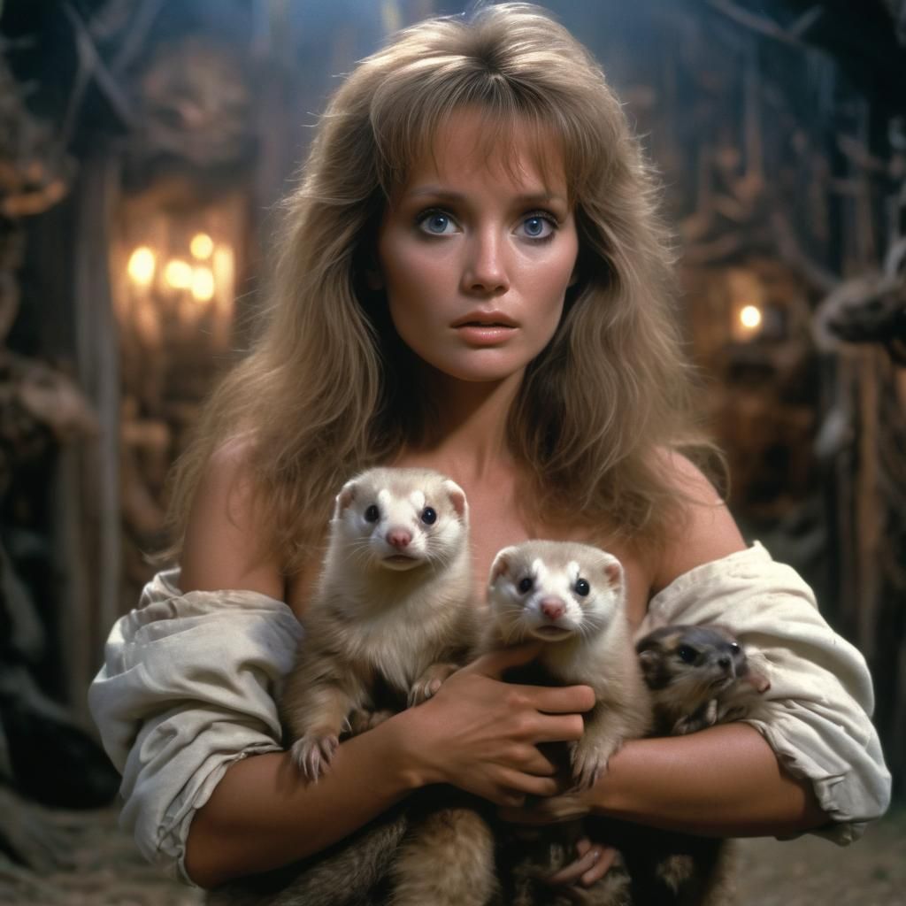 Kiri holding Kodo and Podo