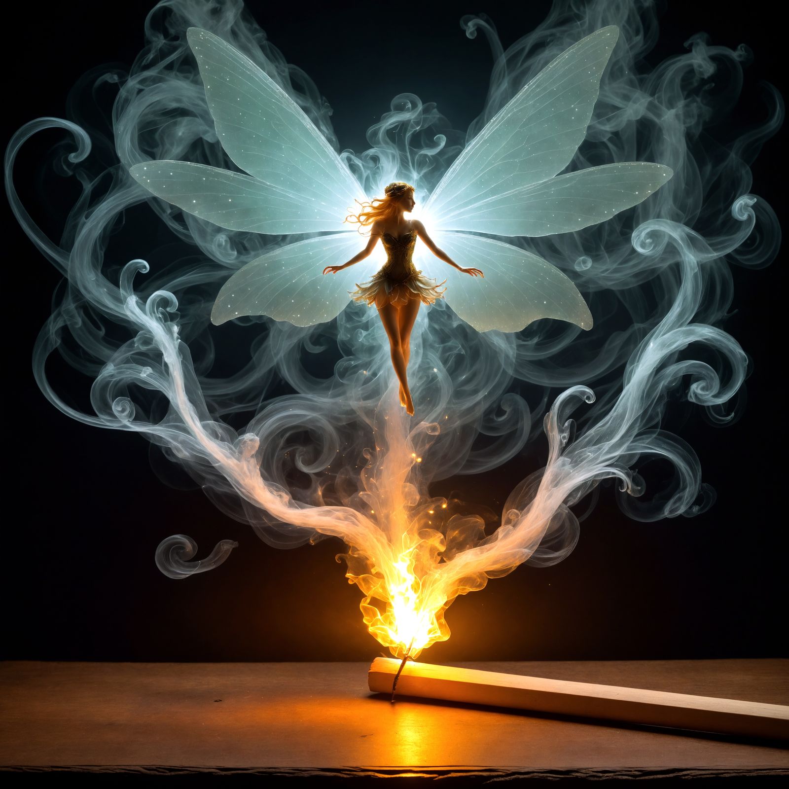 Ethereal Fairy Illuminates Grounded Reality