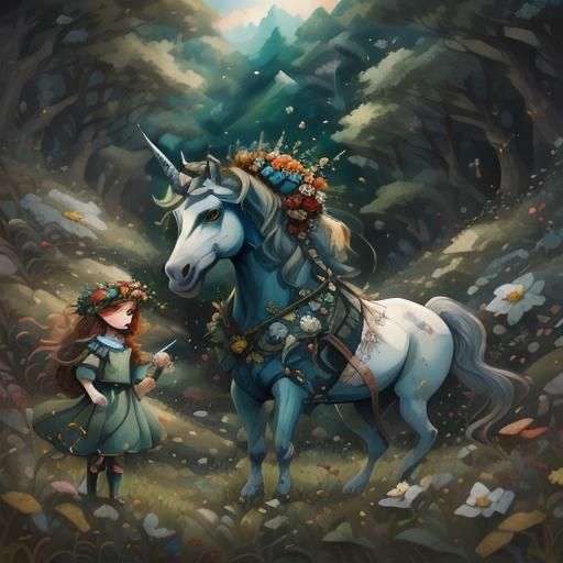 Steampunk Couple Stroll Through Forest in Fantasy Style