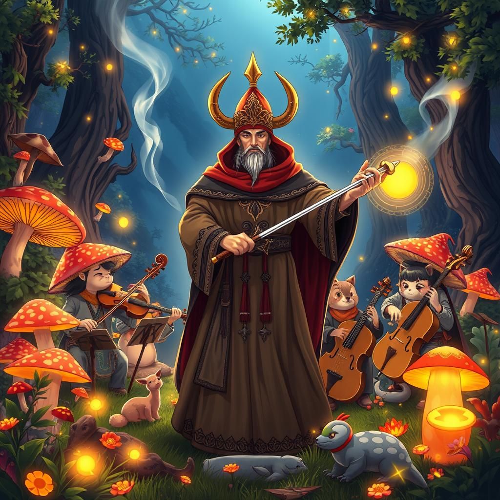 Anime Guardian Conducts Forest Orchestra
