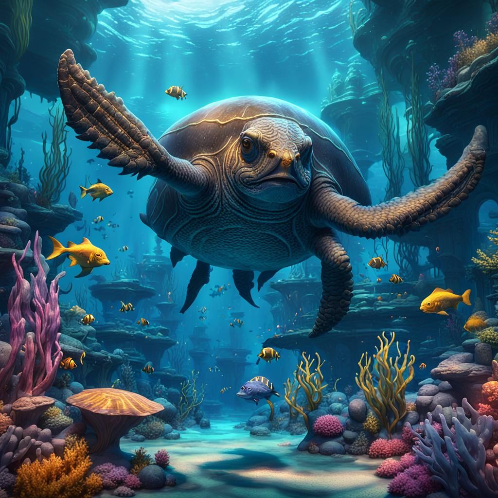 Underwater Adventure: Detailed Digital Painting in Unreal En...