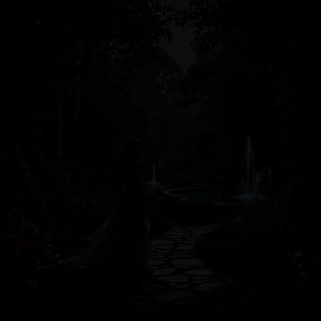 Fairy in a Garden: Detailed Matte Painting