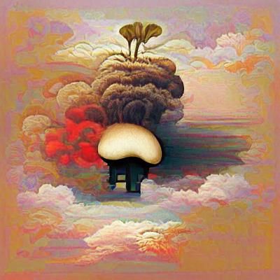 Dramatic Mushroom Cloud Aftermath
