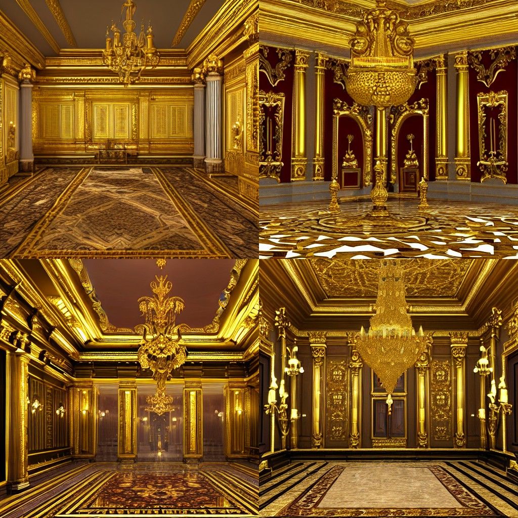 Opulent Palace Interior in Photorealistic 8k