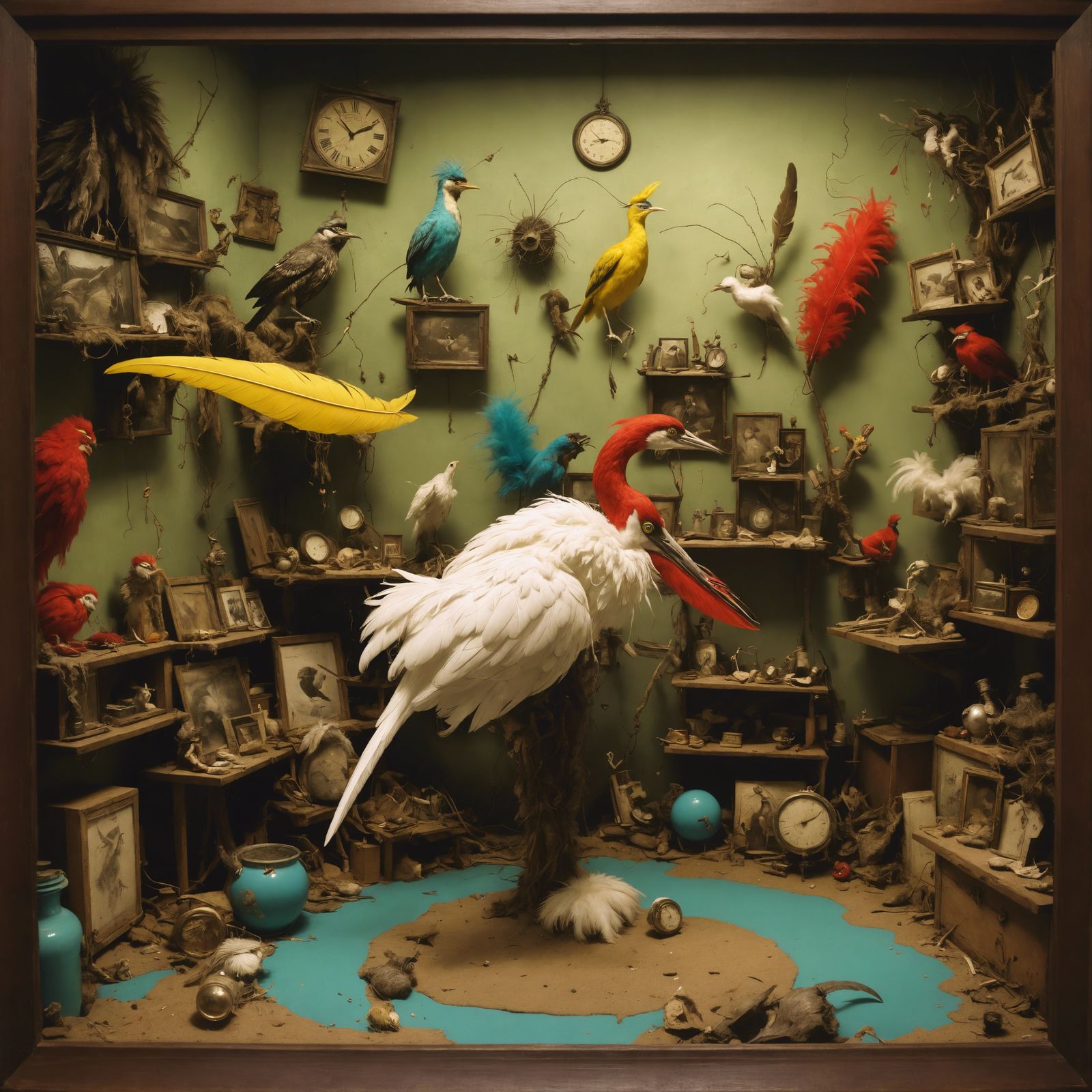 Dr. Seuss Style Cryptid Diorama