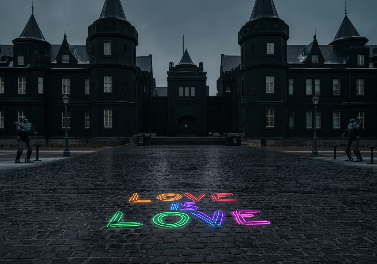 Rainbow Graffiti: Love Resists Dystopian Future