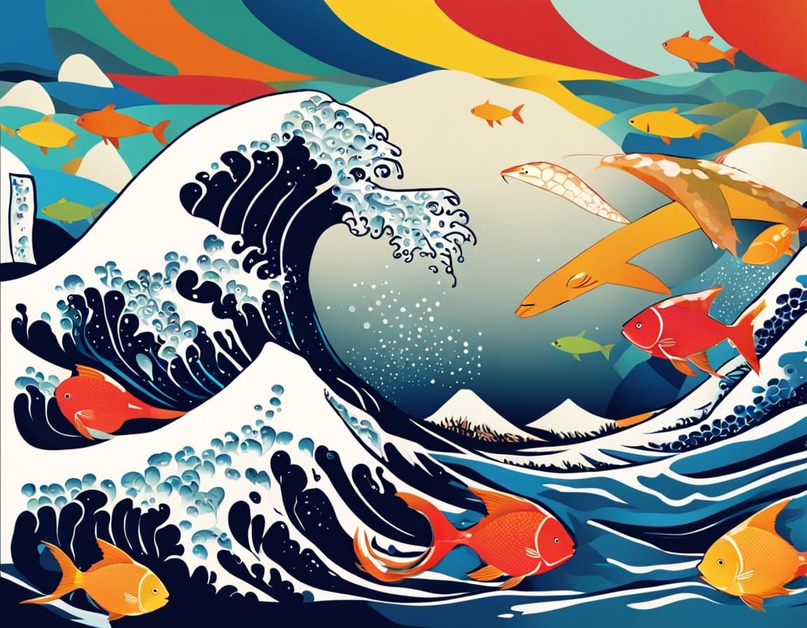 Fish Beneath The Wave