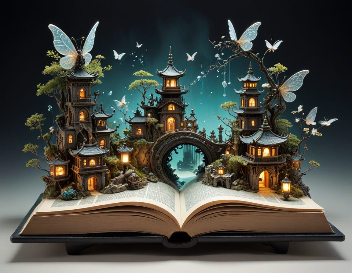 Steampunk City Emerges in Zen Garden