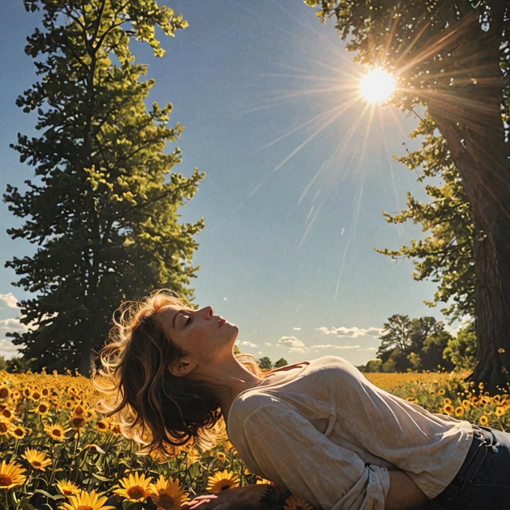 AI Interpretation: The Sun's Unavoidable Touch