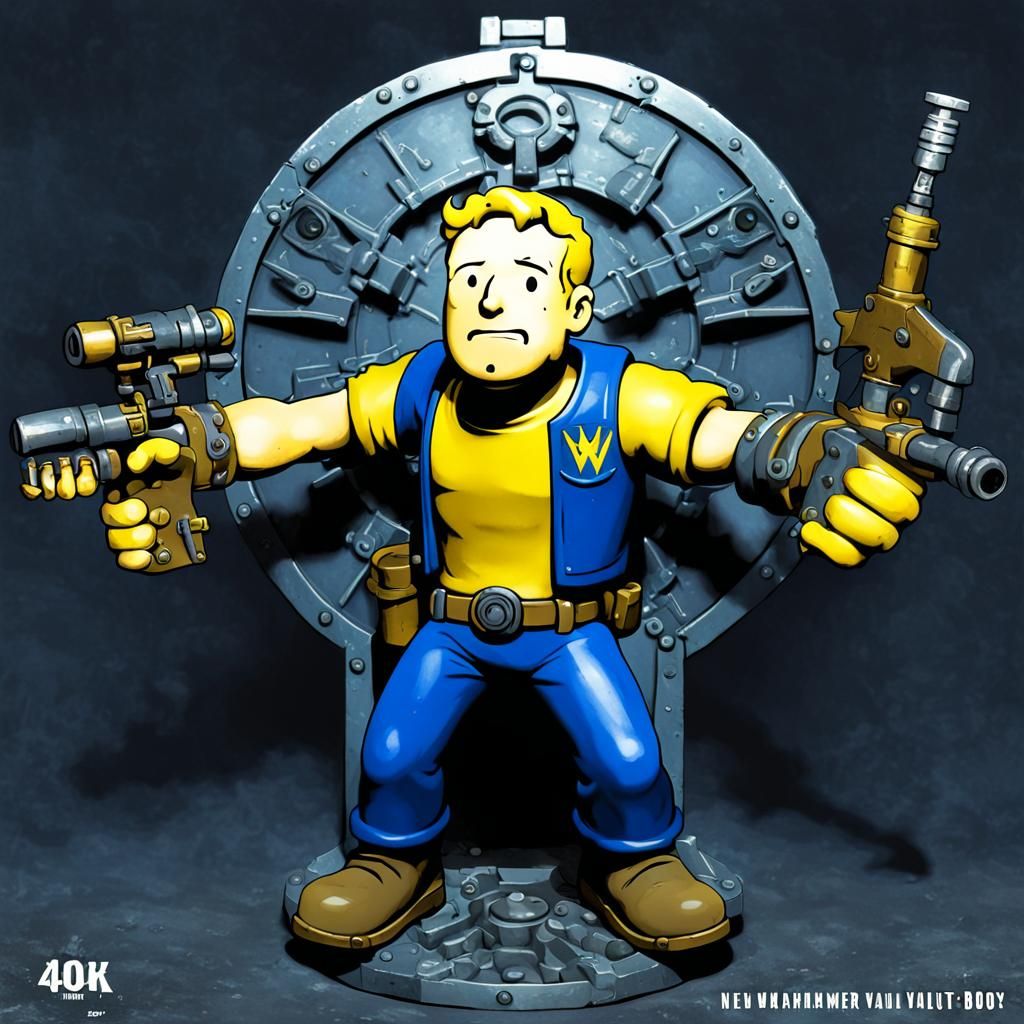 Vault Boy in Warhammer 40K Universe