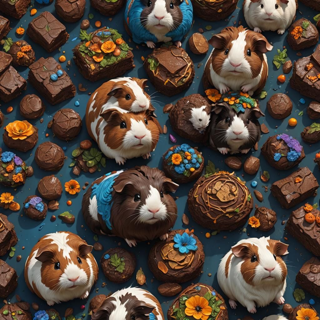 Fantastical Brownie Guinea Pig Concept Art