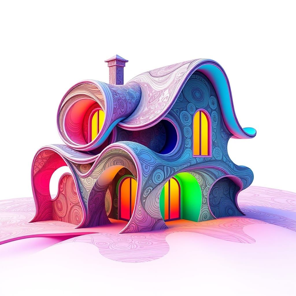 Dreamlike Abstraction in Vector Aesthetic