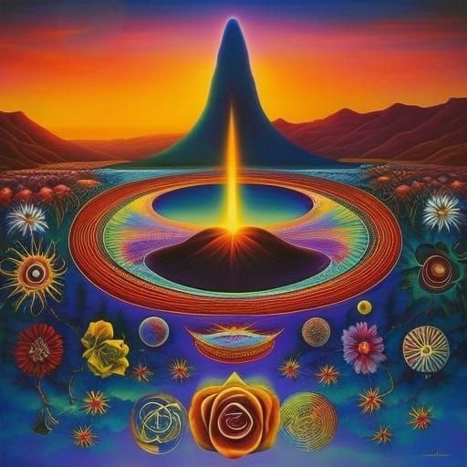 Abstract AI Interpretation of a Blank Prompt