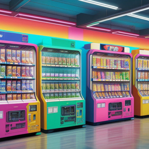 Vibrant Digimon in Swimsuits Pose in Front of a Kaleidoscope...