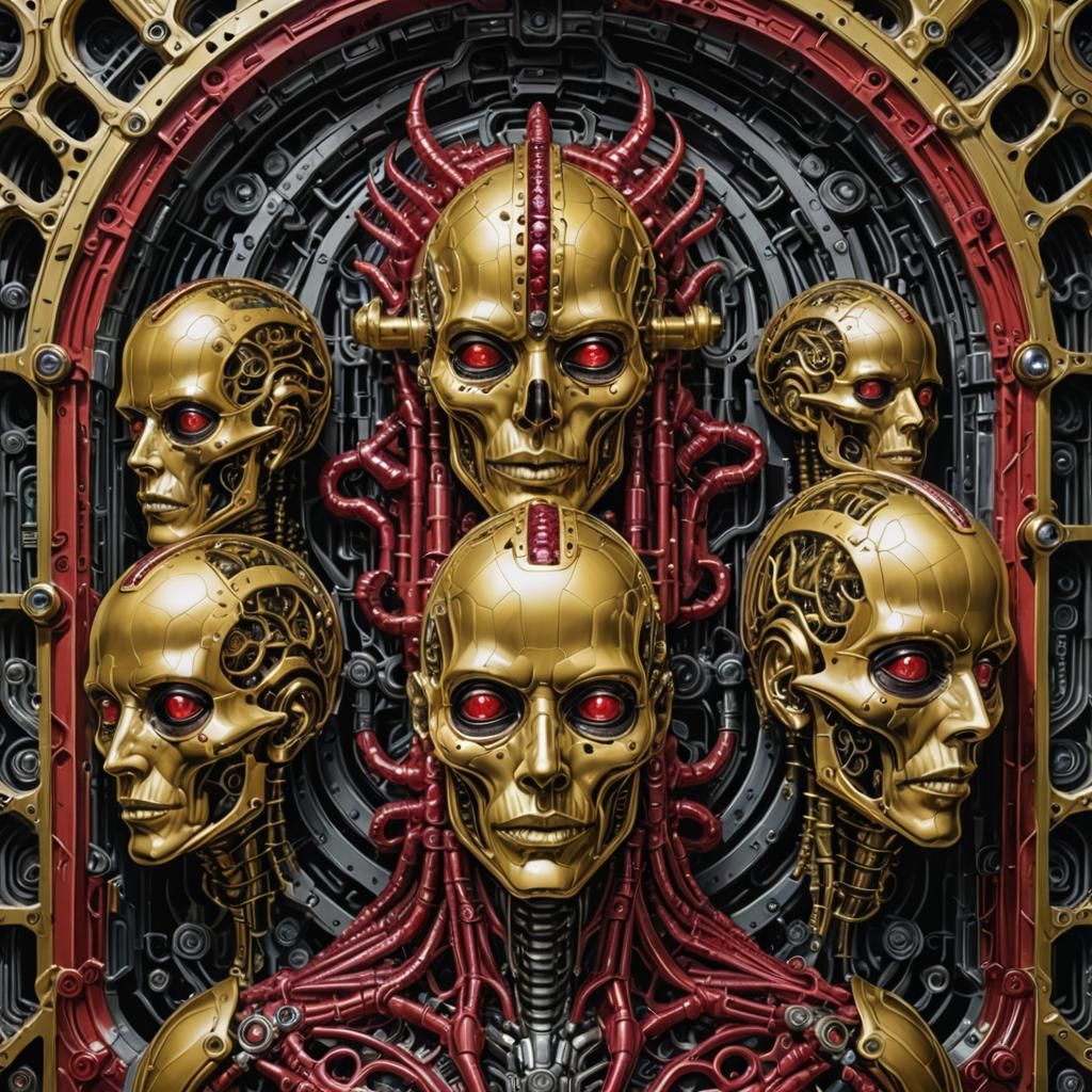 Cyborg faces