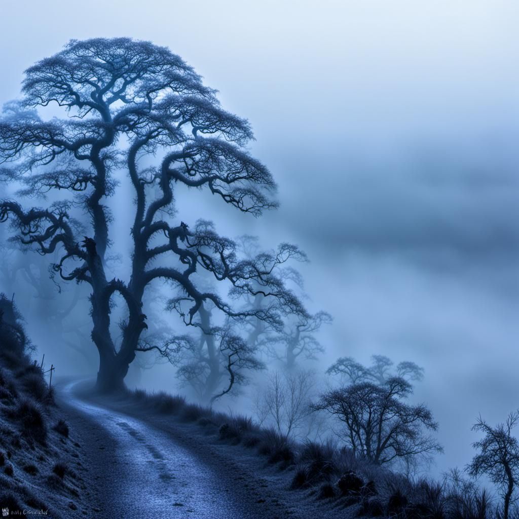 Mist Dragon in Hyperrealistic Style