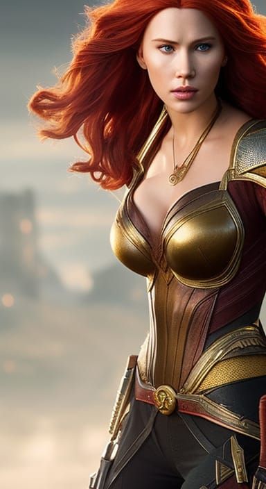 Hyperrealistic Portrait of a Rogue in Witcher Style