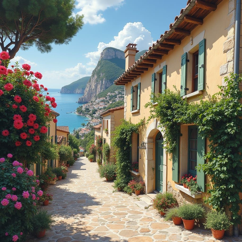 The winding streets of Eze !