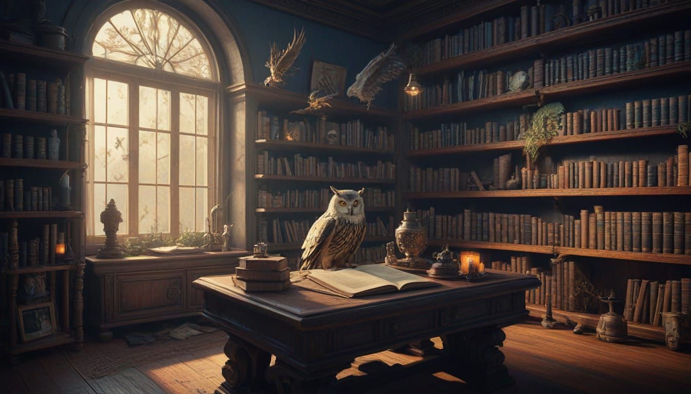 Mystical Apothecary Scene in Rich, Cinematic Style