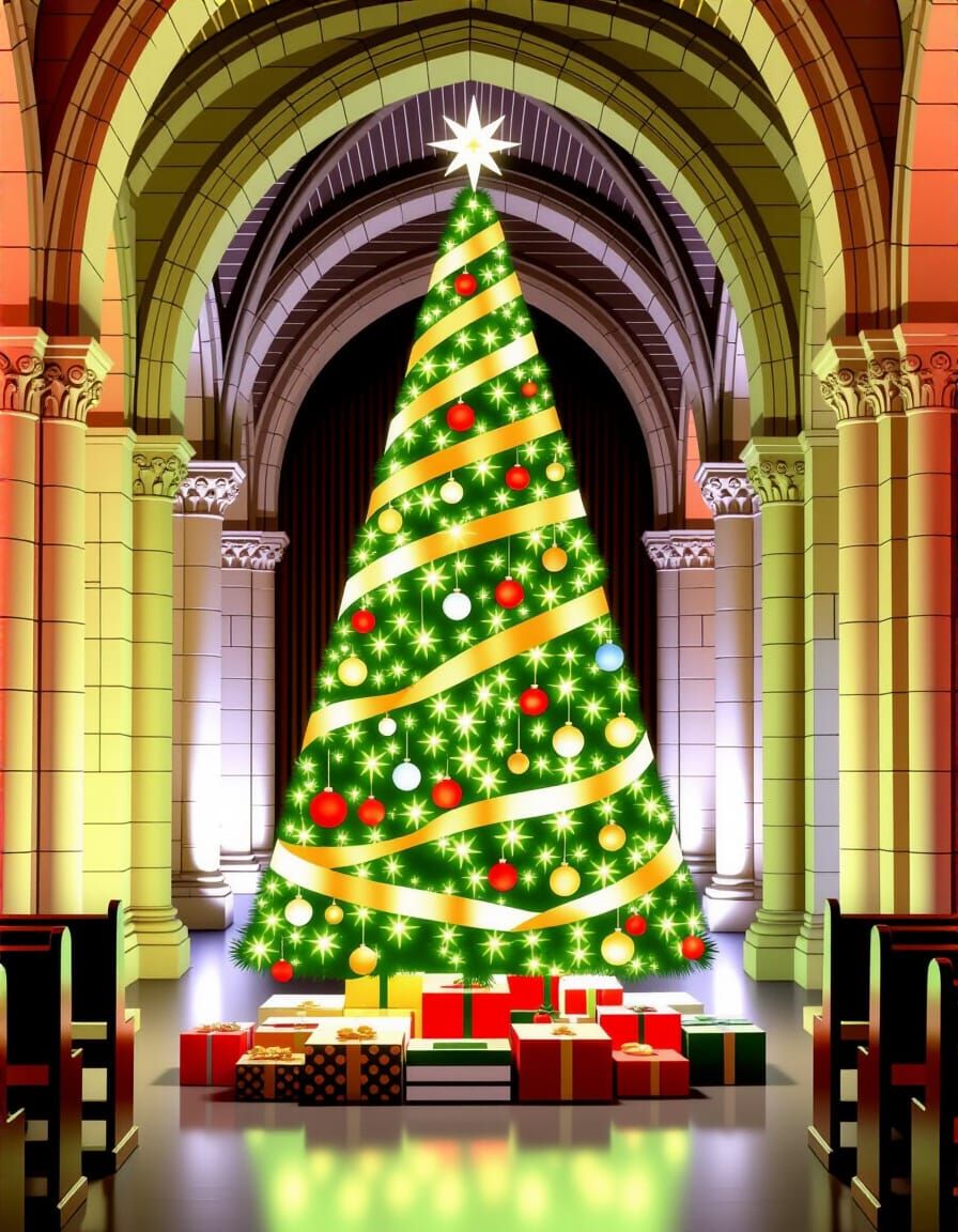 Christmas in the Crypt: A Haunting Holiday Scene