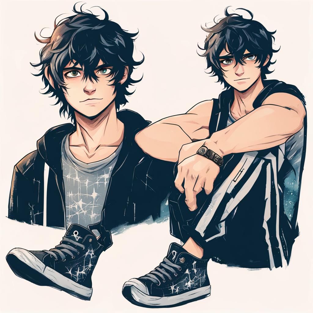 Stylized Image of Nico Di Angelo